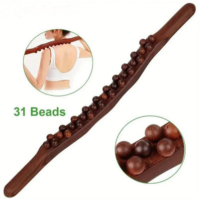 Body Wood Stick Massage Tool - Natura Lane